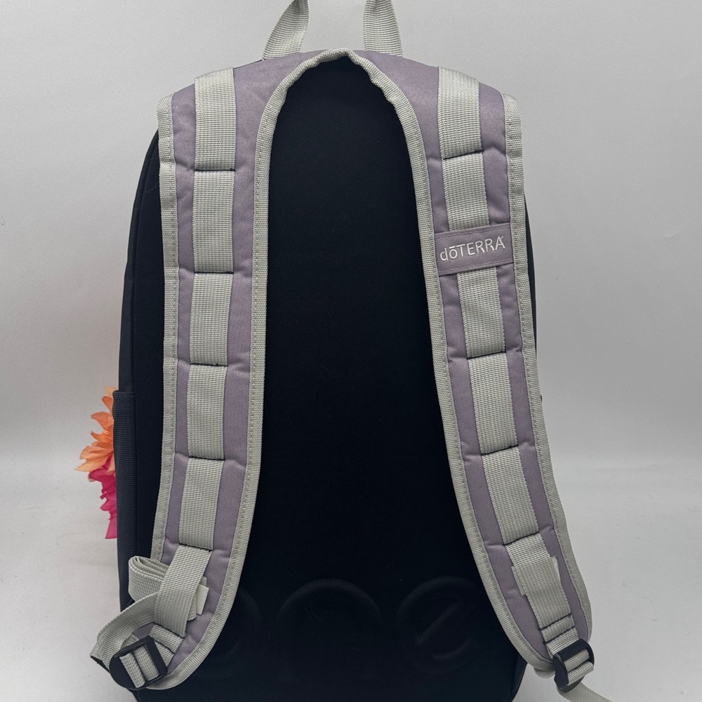doTERRA Black and Purple Backpack TOT9375G - Picture 5 of 9